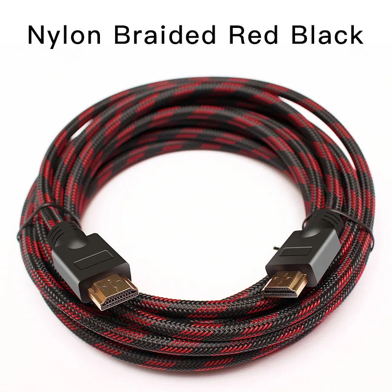 SHULIANCABLE HDMI Cable 2.0 4K HDR for Splitter Extender Adapter Laptop TV LCD Laptop PS3/4 Projector Computer