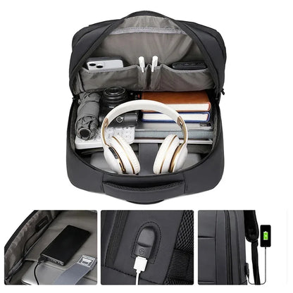Men Backpack Commuters Bags Travel Fashion Nylon Male Rucksack Satchel Book School Computer Laptop Bag Business Backpacks