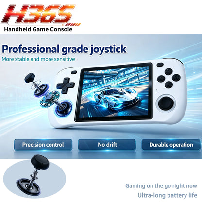 SMARTDUDE H36S Retro Handheld Game Console with 3.5-inch IPS Screen Batocera System 64GB/128GB Portable Gaming Device