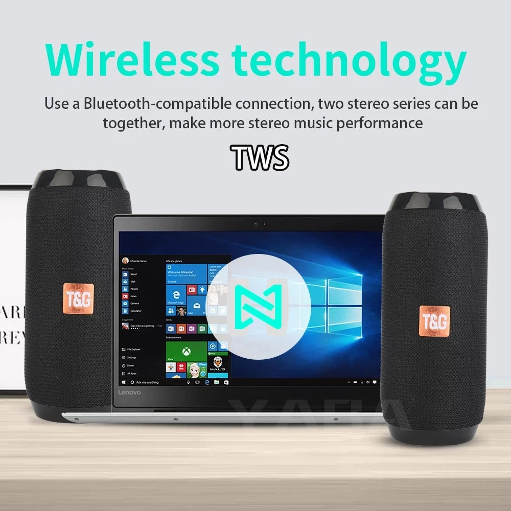 Portable Wireless Bluetooth Speaker Blutooth Music Sound Box For Caixa De Som Blootooth Subwoofer Radio FM Handfree Bass System