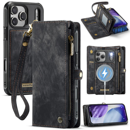 Business Zipper Multi Cards Solt Wallet Leather Case For iPhone 18 Pro Max 17 16 Plus 15 Plus 14 13 12 Full Protection Cover