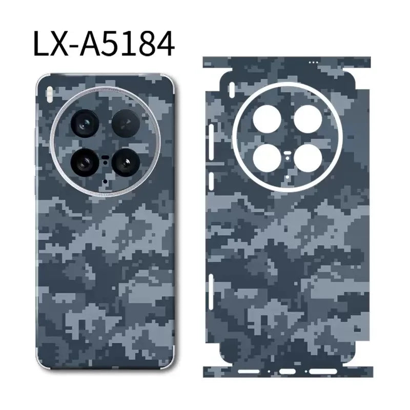 Colorful Decal Skin for Vivo X300/x200/x100pro Ultra Back Film Wrap Rear Screen Protector Anti-scratch Durable Sticker