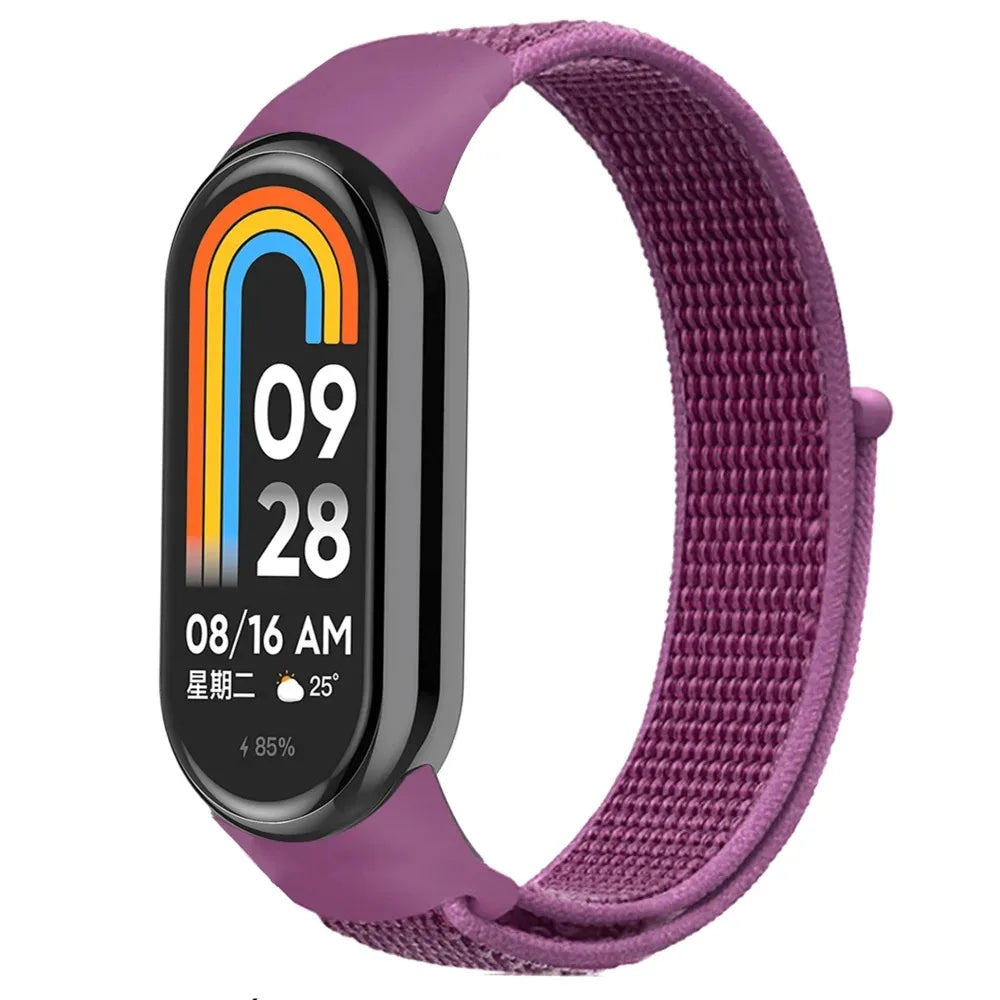 Nylon Loop Strap for Xiaomi Mi Band 11 10 9 8 7 6 5 4 Breathable wristband Smartwatch Bracelet sport pulsera watchband Miband 11