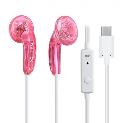 NICEHCK Traceless Colorful HIFI In-ear Earphone 15.4mm Dynamic Unit Sport Music Headset Microphone Earbud IEM Vido MX500 MX980