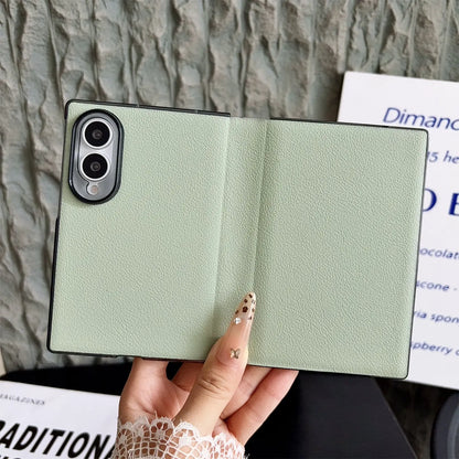 Business Plain Leather All-inclusive Flip Case for Samsung Galaxy Z Fold 8 Wide 7 6 5 Fold8 Ultra Camera Protection Bumper Cover