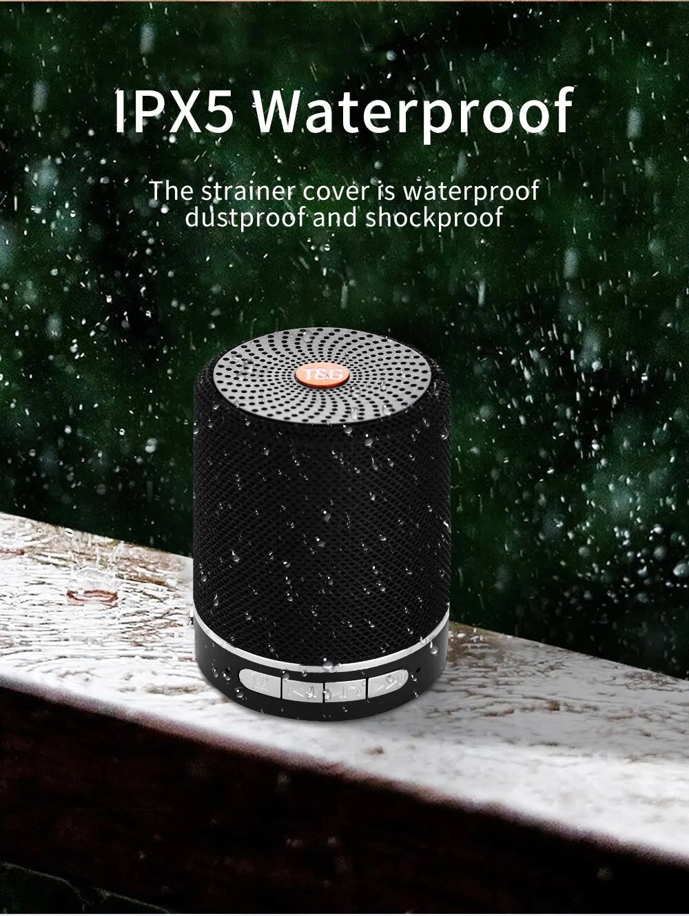 Portable Wireless Mini Subwoofer Bluetooth Speaker Sound Box Music Bass Radio FM Woofer Small Waterproof Caixa De Som Blootooth
