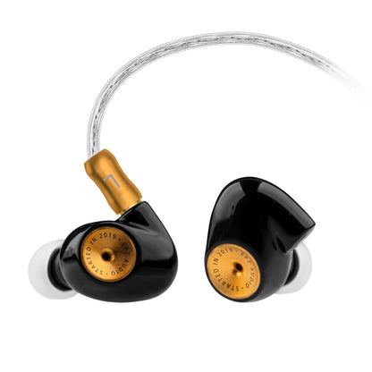 EPZ Q5 Earphones Wired HIFI Ceramic Carbon Nano Moving Coil IEM In Ear Monitor MMCX Detachable Cable Earbuds Gaming Headset