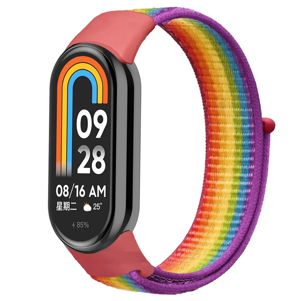 Nylon Loop Strap for Xiaomi Mi Band 11 10 9 8 7 6 5 4 Breathable wristband Smartwatch Bracelet sport pulsera watchband Miband 11