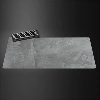 Gray Mouse Pad Large/Small Overlocked Mousepad NonSlip Desktop Keyboard Table Pad Gray Series Game Desk Mat Computer Accessories