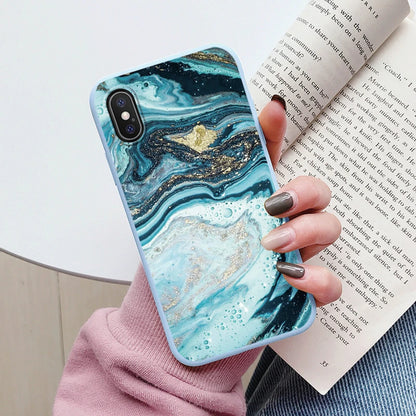 Fashion Marble Cover For iphone X XS MAX Soft Protective Cases Silicone Coque Bumper Fundas For iphone X XSMA iphoneX Shell Bags