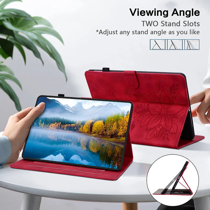 Leather Case for iPad Air 11 13 2024-26 iPad 5th 6th 7th 8th Gen iPad 10.9 2022 11th 2025 Pro 11 2024 9.7 2018 Mini 8 6 Shell