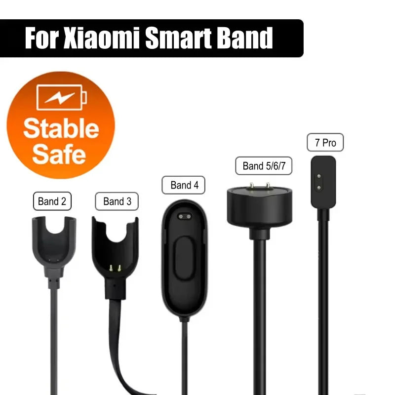 USB Magnetic Charger Wire For Xiaomi Mi Band 7 Pro Smart Watch Charging Cable For Xiaomi 6 5 4 3 2 Portable USB Charger Adapter