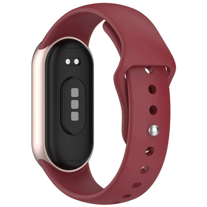 Soft Silicone Strap for Xiaomi Mi Band 10 9 8 NFC Smart Watch Sport Replaceable Bracelet Correa for Mi Band 11 Breathable Strap
