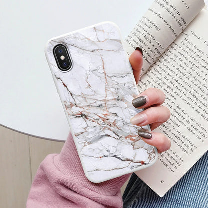 Fashion Marble Cover For iphone X XS MAX Soft Protective Cases Silicone Coque Bumper Fundas For iphone X XSMA iphoneX Shell Bags