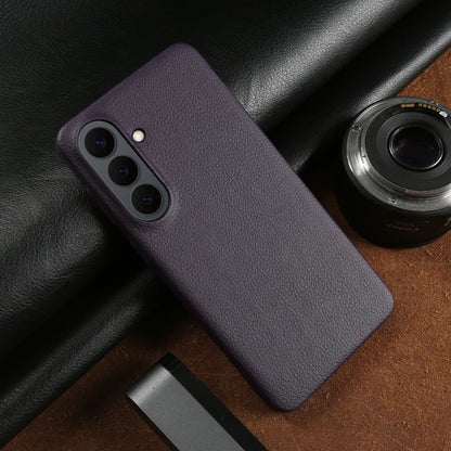 For Magsafe Case For Samsung Galaxy S26 Ultra S24 Plus S25 Edge S23 S21 S20 FE Note 20 S22 Ultra Phone Case Leather Back Cover