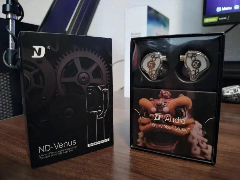 ND Venus Type C/3.5mm Wired Headphones Dynamic Drive HiFi Bass Stereo Music Earphones Noise Cancelling Game Headset For Phone PC
