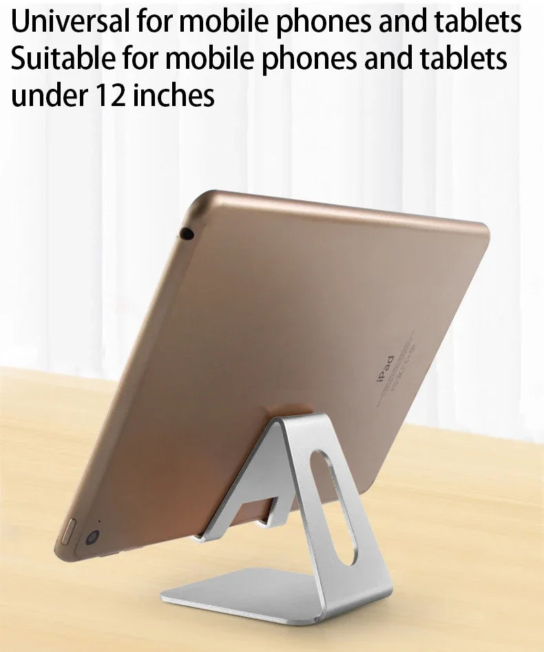 Universal Lazy Tablet Bracket Desktop Metal Mobile Phone Stand for All Smartphone iPhone Xiaomi Samung Galaxy Tab Live Mount