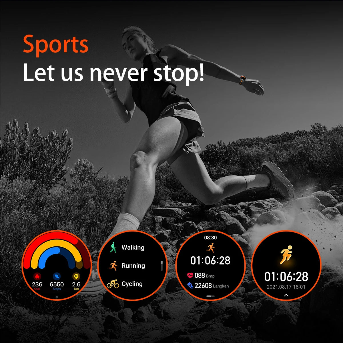 LIGE TANK Ultra 1400mAh Battery Military Smart Watch 10ATM Waterproof Heart Rate Flashlight Sports Bracelet Smartwatch Men Lady