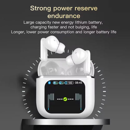 SE-60 TWS Touch Screen Bluetooth 5.4 Earphones ANC ENC Noise Cancelling Gaming Low Latency Stereo Wireless Earbuds Long Battery