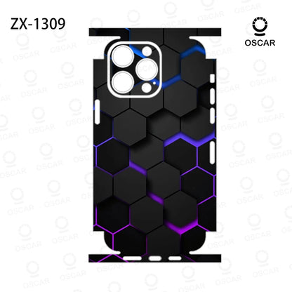 OscarSkinZ Wrap For iPhone 17 16 Pro Max Sticker 15 14 Plus Back Film 13 12 Mini Protective Decal Side Frame Back Protector