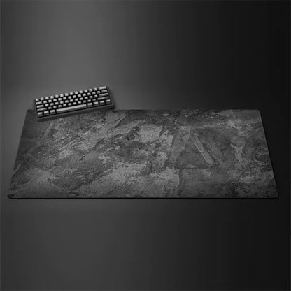 Gray Mouse Pad Large/Small Overlocked Mousepad NonSlip Desktop Keyboard Table Pad Gray Series Game Desk Mat Computer Accessories