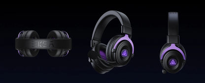 Oneodio EKSA E900 WT 2.4G Wireless Gaming Headset Tri-Mode Over Ear Bluetooth Headphones Gamer With Mic RGB For PC PS4 PS5 80Hr