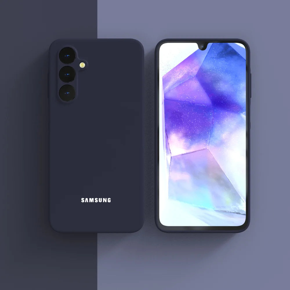 Original Liquid Silicone Case for Samsung Galaxy A17 A16 A15 S26 S25 S24 Ultra Plus FE Shockproof Back Cover Phone Accessories