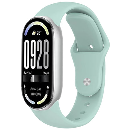 Soft Silicone Strap for Xiaomi Mi Band 10 9 8 NFC Smart Watch Sport Replaceable Bracelet Correa for Mi Band 11 Breathable Strap