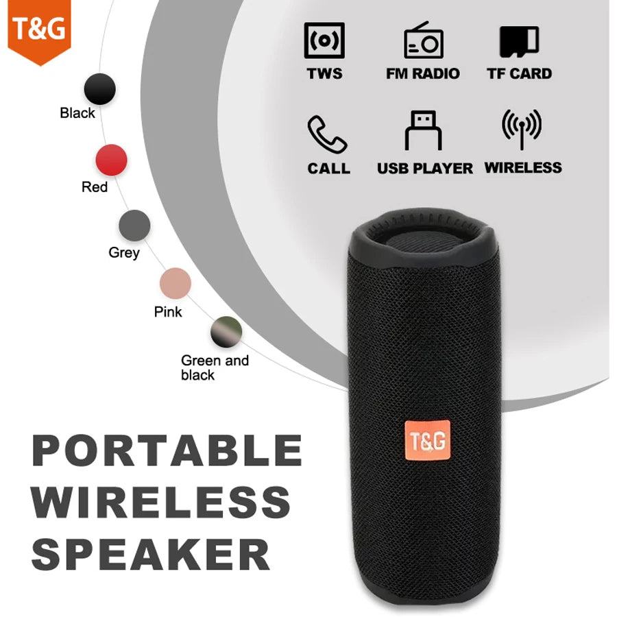 Portable Wireless Bluetooth Speaker Blutooth Music Sound Box For Caixa De Som Blootooth Subwoofer Radio FM Handfree Bass System