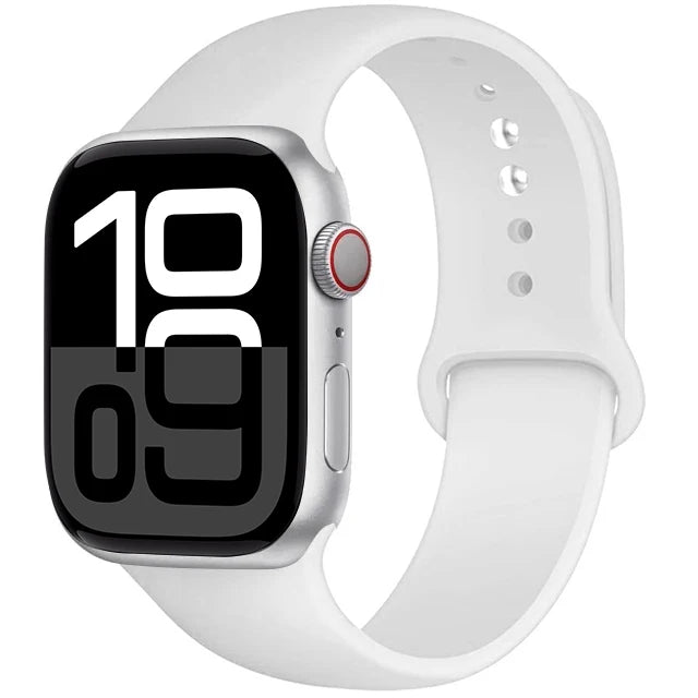 Silicone Band For Apple Watch straps 45mm 44mm 40mm 41mm 42mm-46mm sport bracelet iwatch series 8 7 6 5 SE 9 10 11 Ultra 2 49mm