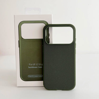 New Original Technology Woven Magnetic Phone Case For IPhone 18 17 16 15 14 13Pro Max Support Wireless Charging Shockproof Cover