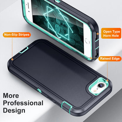 for iPhone SE 2022 6 7 8 Plus X Case [Military Grade Drop Protection][Non-Slip] Full Body Heavy Duty Shockproof Phone Case Cover
