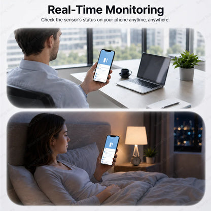 Zigbee 3.0 Door Window Sensor IP65 Waterproof & Non-Waterproof Versions Magnetic Contact Alarm Home Assistant Zigbee2MQTT