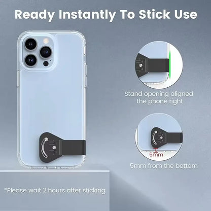 Ultra-Thin Phone Kickstand Universal 360 Degree Rotatable Cellphone Holder Stands Foldable Desktop Phone Bracket for Mi Samsung
