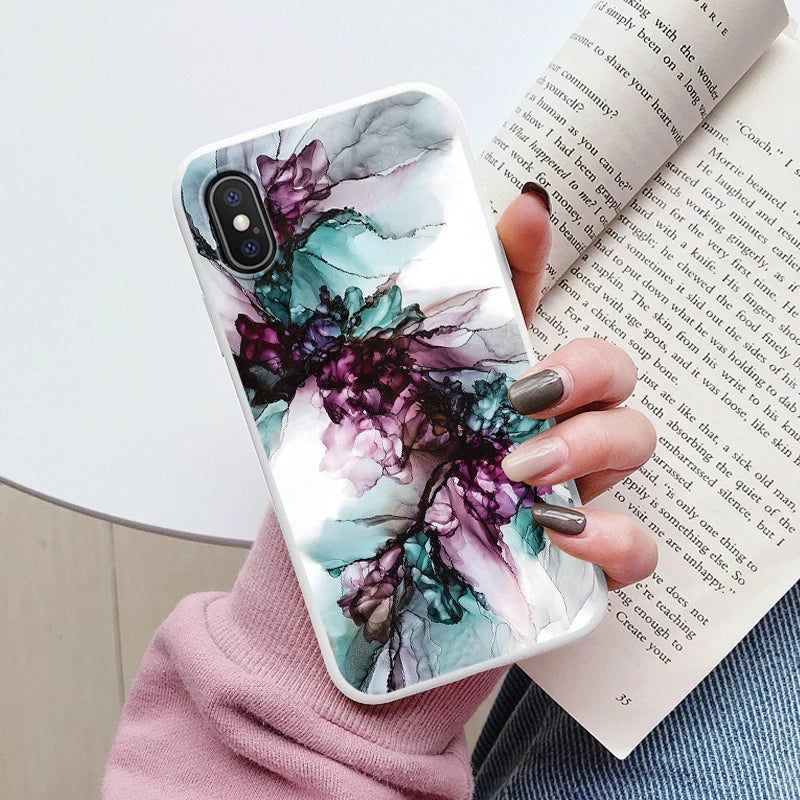 Fashion Marble Cover For iphone X XS MAX Soft Protective Cases Silicone Coque Bumper Fundas For iphone X XSMA iphoneX Shell Bags