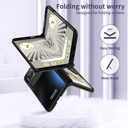 Phone case For Google Pixel Fold Luxury Business Man Pen Stylus Slot Stand Holder Phone Case Google Pixel Fold