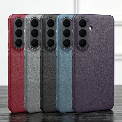 For Magsafe Case For Samsung Galaxy S26 Ultra S24 Plus S25 Edge S23 S21 S20 FE Note 20 S22 Ultra Phone Case Leather Back Cover