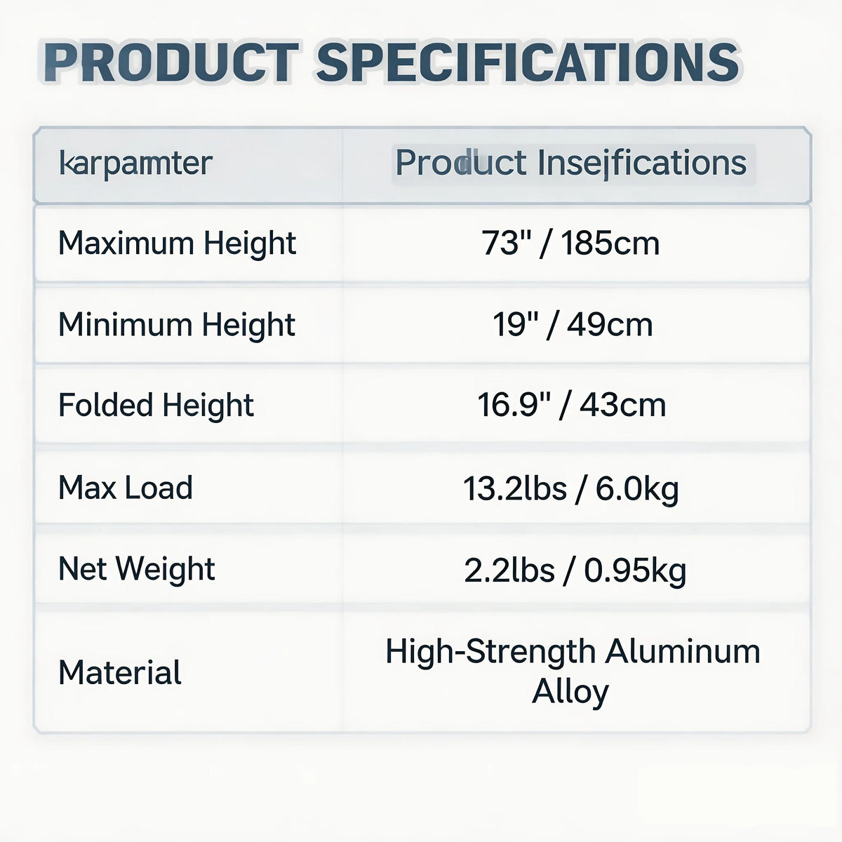 Professional 73 Inch Camera Tripod Heavy Duty Stand with Phone Holder Travel Bag for DSLR SLR DV Projector Photography