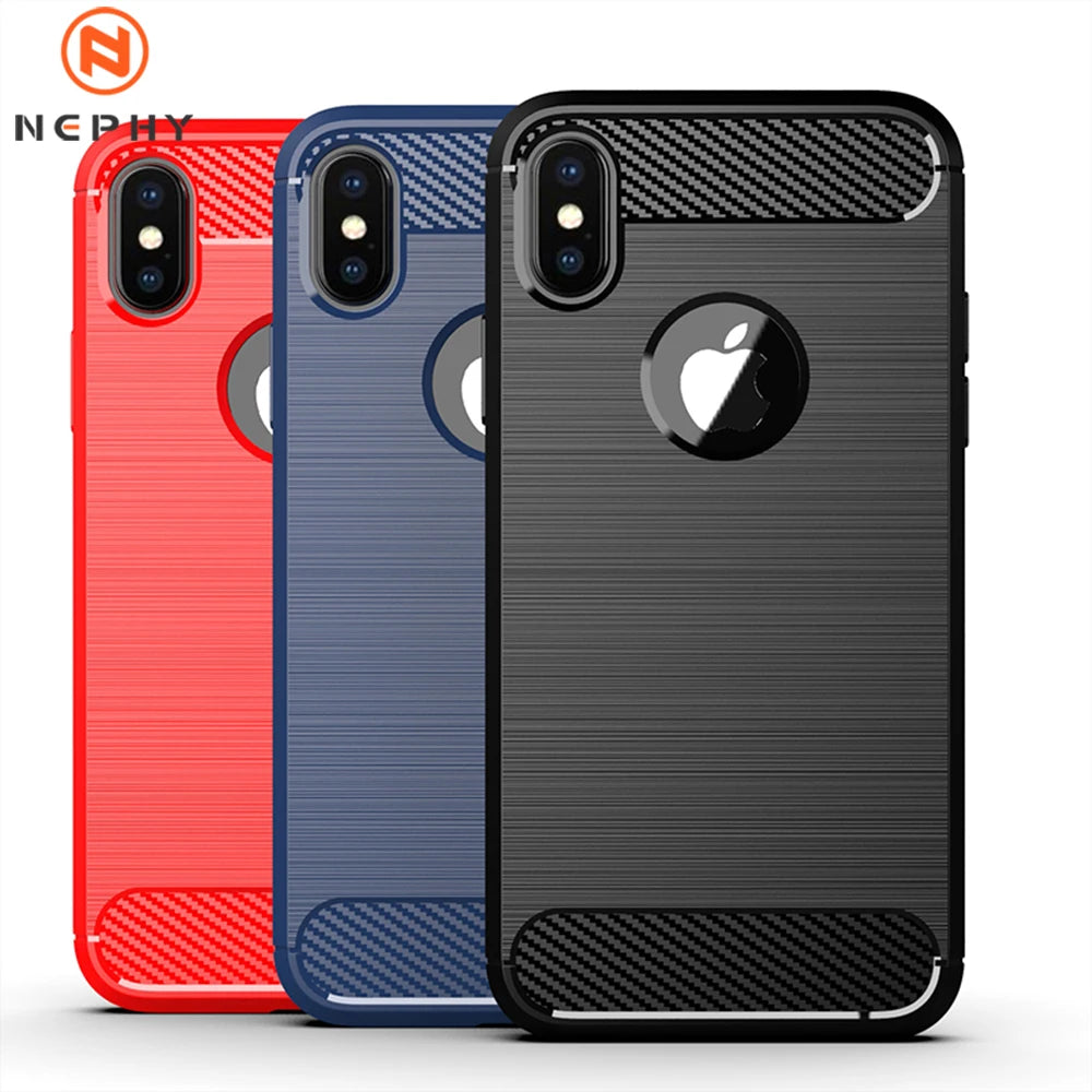 Luxury Shockproof Case For iPhone XS MAX X XR 10 7 8 Plus SE 2020 2022 SE2 SE3 7plus 8plus I Phone Back Cover Woman Man Black