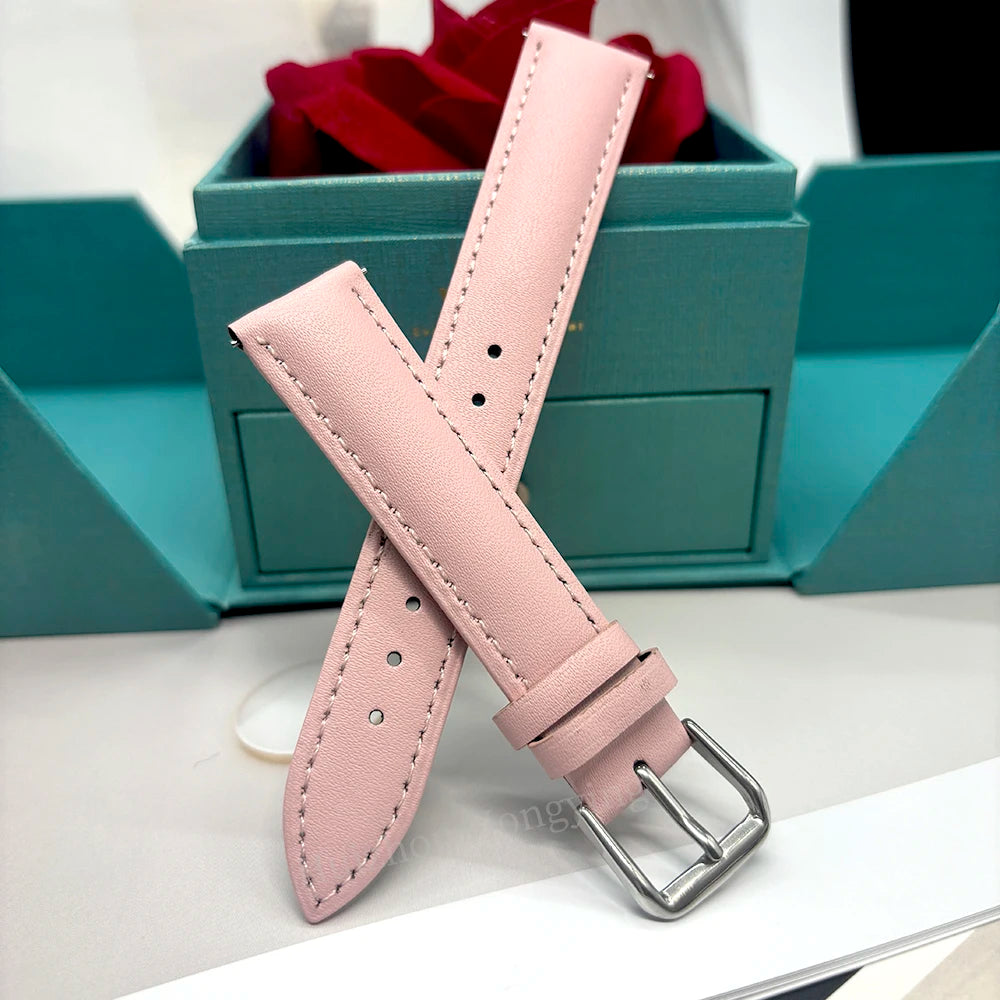 Watch Band For HUAWEI WATCH GT5 GT4 41mm PU Leather Bracelet 18mm Strap For Garmin VENU 4 /3S 2S/Forerunner 255S 265S Watchbands