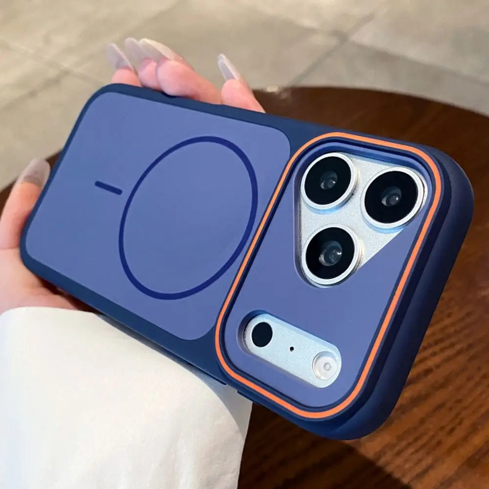 Luxury Color Collision Silicone Phone Case For iPhone 18 Pro Max 16 15 14 13 12 17 Pro Max 18 Pro For Magsafe Shockproof Cover