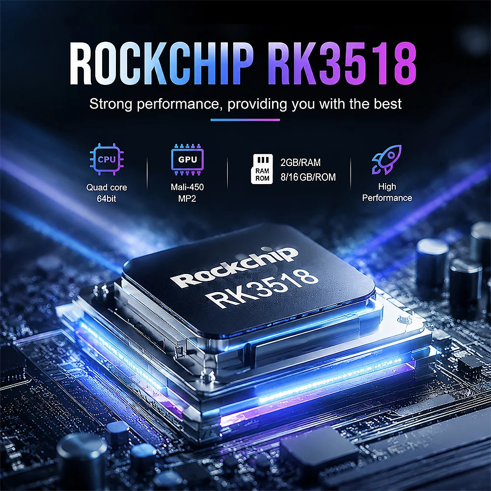 H96 MAX RK3518B Smart TV Box Android 14 4K UHD WiFi6 Bluetooth 5.4 Google Voice Remote Quad Core Media Player Set Top Box