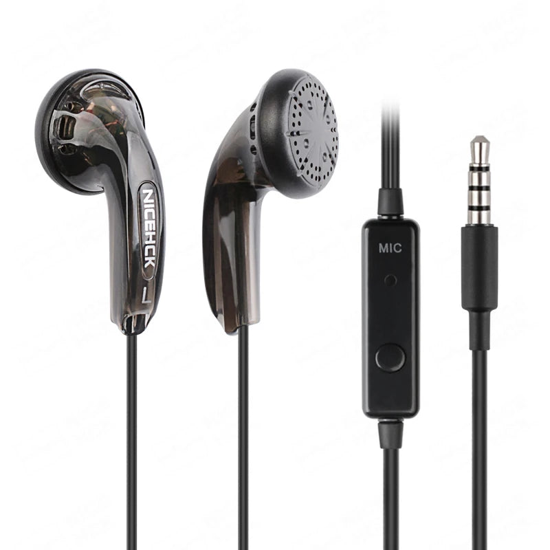 NICEHCK Traceless Colorful HIFI In-ear Earphone 15.4mm Dynamic Unit Sport Music Headset Microphone Earbud IEM Vido MX500 MX980