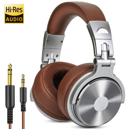 Oneodio Studio Pro DJ Headphone Over Ear 50mm Drivers HIFI Wired Headset Professional Monitor DJ Headphones With Mic For Phone