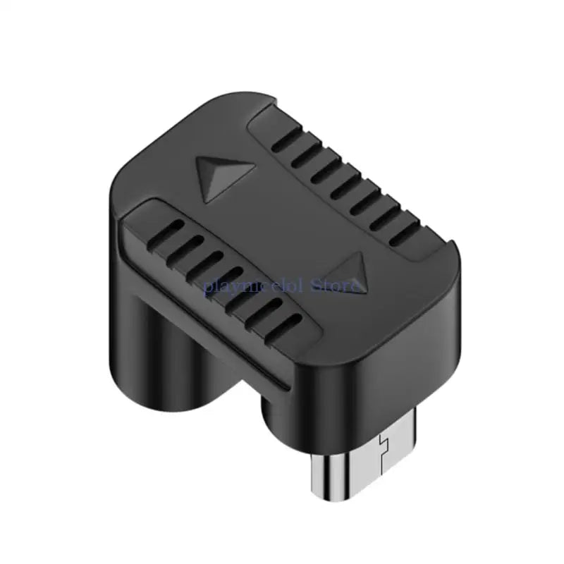 90 Degree Right Up Down Angled Micro USB Male to Type C Female Extension Adapter for Laptop PC Chargers Converter