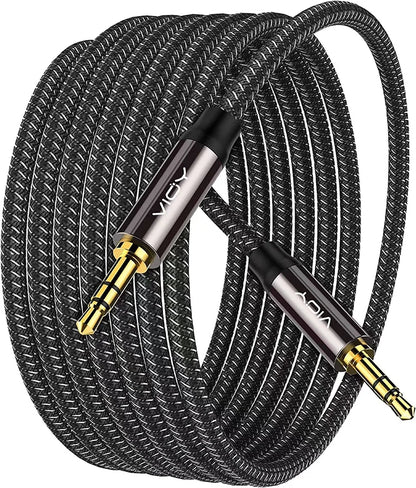 3.5mm AUX Stereo Audio Cable Male To Female Headphone Extension Cables for Earphone IPad Smartphone Tablet Media Player Etc