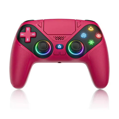 RGB Gamepad For Playstation 5/PS5 Pro/Slim/PC Wireless PS5 Controller 3D Game Joystick Dual Vibration Macro/Turbo Function