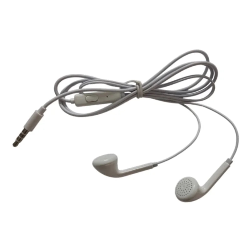 High Quality 10 PCS White 3.5mm Headphone Universal Earphones With Mic Wired Line Earbuds For Xiaomi Huawei Samsung S10 Phones
