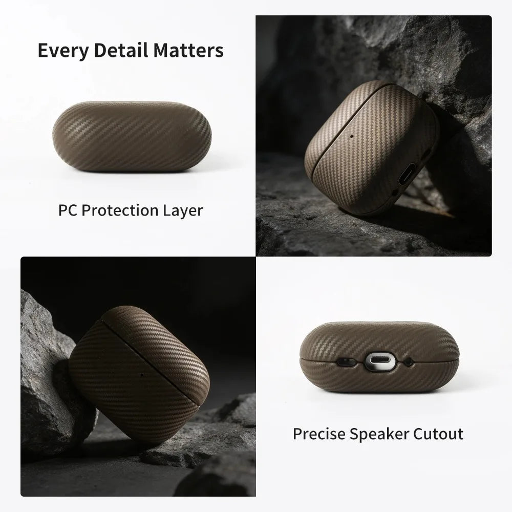 Genuine Leather Case For AirPods 5 Cases Handmade Wireless Bluetooth Earphone Protective Sleeve For AirPods 4 Pro 3 Pro 2