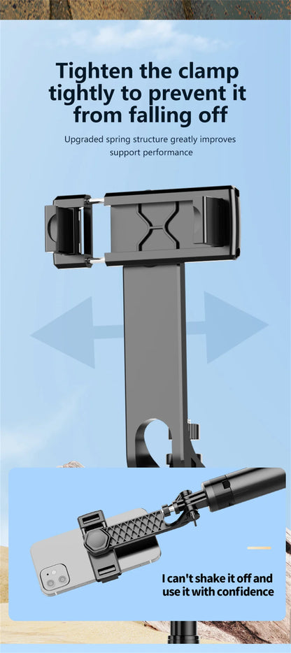 FANGTUOSI New Selfie Stick Universal Bluetooth Four-legged Tripod 1.3 Meter Mobile Phone Stand Anti-shake Live Broadcast